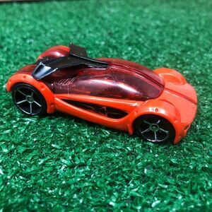 Hot Wheels Iridium Orange and Red Diecast Car from 2011 Drift Rally Spinout Set